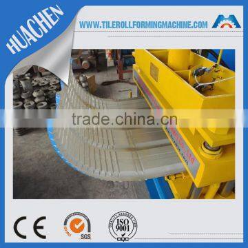 Colored Metal Trapezoid Sheet Arching Roll Forming Machine photo-2