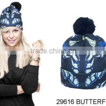 hot sale cheap custom popular different color spring and autumn new style slouch beanie