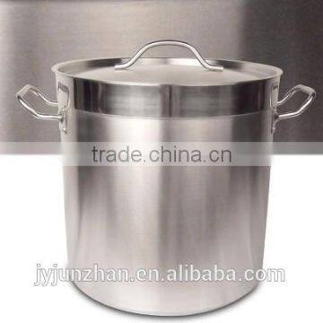 Induction Bottom Double Ears Stainless Steel Restaurant Commercial Cooking Pots for Sale photo-6