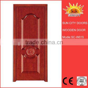 SC-W015 China Teak Wood Entrance Doors