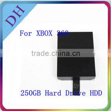 Various Capacity 250gb HDD Hard Drive for Xbox360 Slim Hard Drive Case for xbox, 100% tested hdd and hdd case