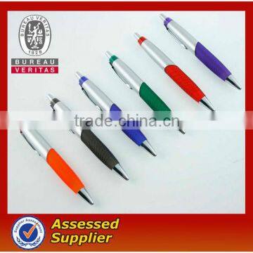 high quality plastic/rubber ball pen for promotion