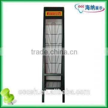 Metal Brochure Holder Magazine Display Rack Pamphlet Holder Stand