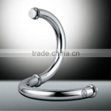 High level factory supply price PSS pull door handle, round Pipe Shape Stainless Steel glass Door Handle