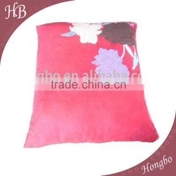 Embroidered Velvet Sofa Cushion