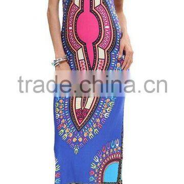 Oem Service China Supplier Ladies Dress/fashion Design Women Dashiki Dress/africa Printed Long Dress Quality Choice photo-4