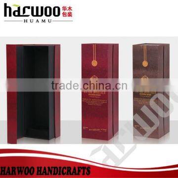 Hinged single Paper wine pack for sale