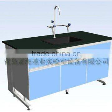 Steel Lab Furniture Steel Corner Table With Table Top photo-2