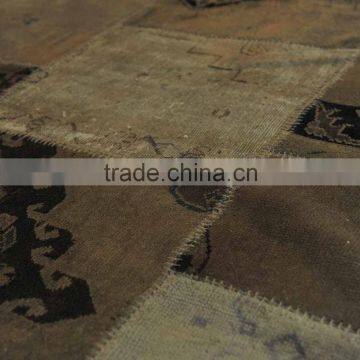 Handmade Turkish Carpet - Multi-Color Patchwork Rug (8 x 5,6 Feet) photo-2