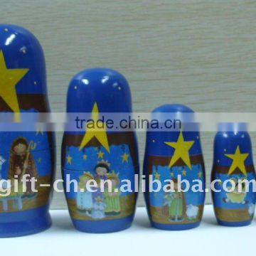 Wooden nesting doll/Matryoshka Doll,/Babushka doll