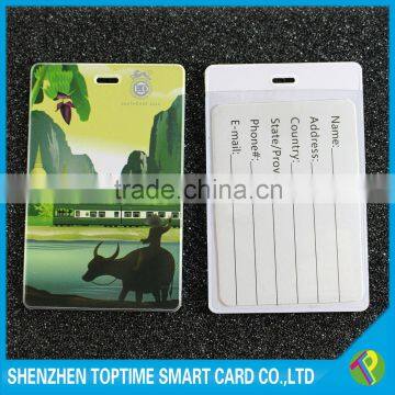 Custom PVC Plastic Luggage Tag photo-6