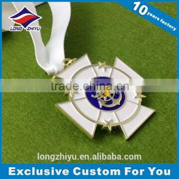 Novelty Customized Factory Direct Sale Metal Medal With Ribbon