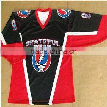 new style custom sublimated ice hockey goalie jersey