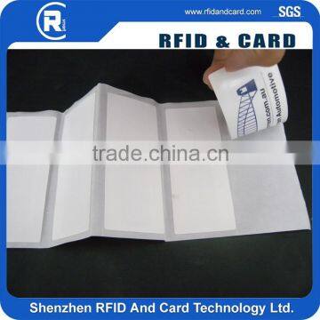 UHF Long range destructive RFID windshield tag label for car window