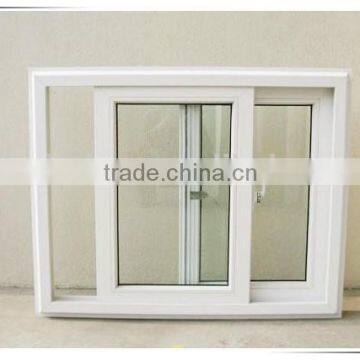 Anti-aging Nonflammable PVC Profile Tempered Glass Sliding Window photo-4