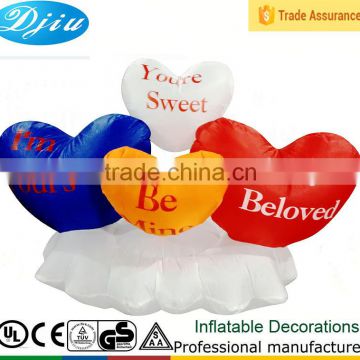 DJ-134 4ft-8ft inflatable outdoor christmas sweet love beloved decoration