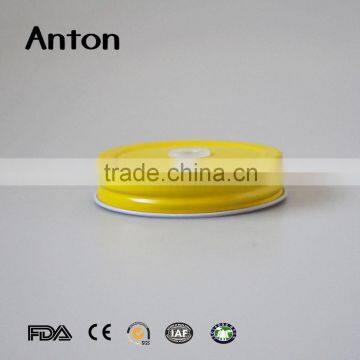 Yellow Colored Tin Lid photo-2
