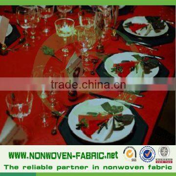 Colorful Disposable Nonwoven Table Cloth New Design for Wedding