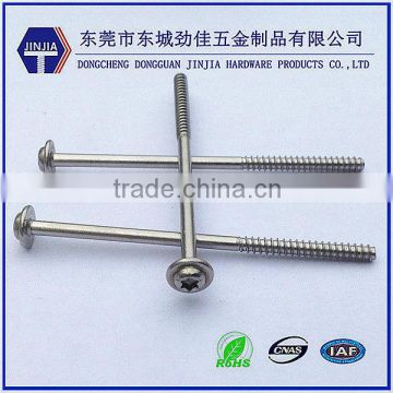 Pan washer head tapping screws with torx drive