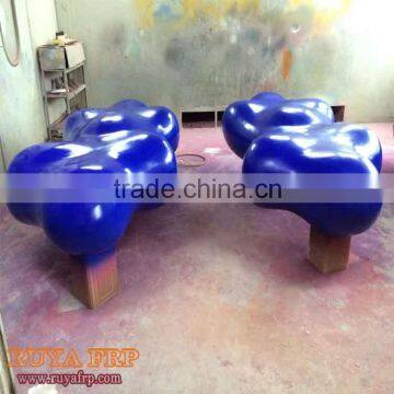 2.6M Outdoor Chair Fiberglass Furniture RUYA Manufacturer Leisure Design Resin Lounge photo-5