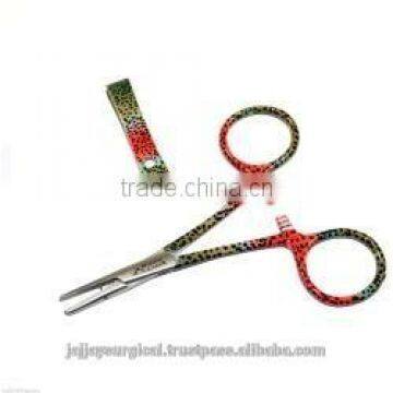Rainbow Trout Print Fishing Nippers Forceps