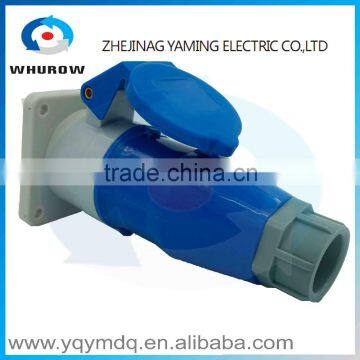Industrial Sockets and Plugs IP44 Splash Proof Cable Protected Series High Quality Waterproof 3pin 4pin 5pin 16A Red Blue Color photo-3