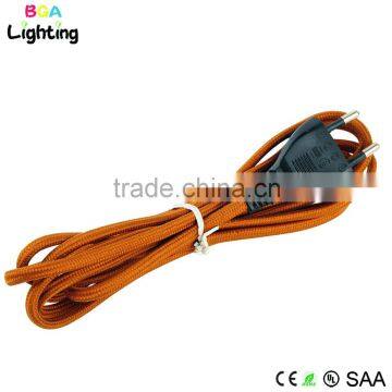 AC Power Cord Copper Braided Wire Plug for Pendant Light photo-5