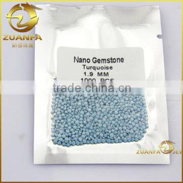 hot sell in Istanbul wholesale 1.8mm nano turquoise stones