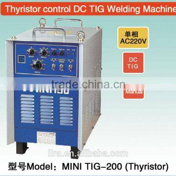 Thyristor mini TIG welding machine single phase AC220V same as panasonic welder