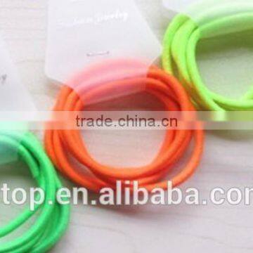 Wholesale rubber elastic hair circle cheap good quality R-0001