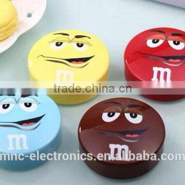 Promotion gift personalized logo printing round shape smart mobile battery pack power bank charger with micro usb charging cable                        
                                                                                Supplier's Choice