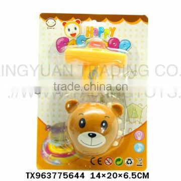 Newest Wholesale Price bear spinning top with light and music