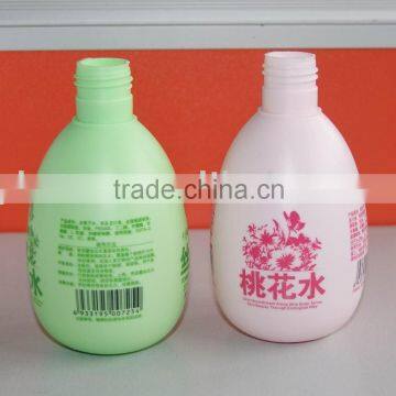 250ml ellipse HDPE cosmetic bottle