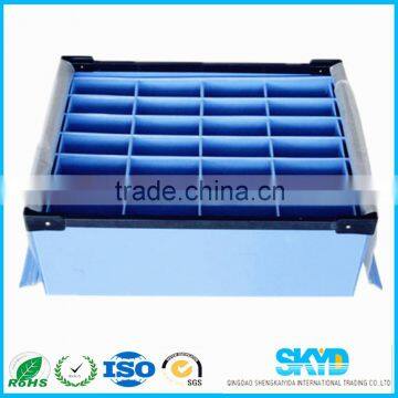 Moisture Resistance Household Plastic Corrugatedcoroplast Turnover Boxes With Divider