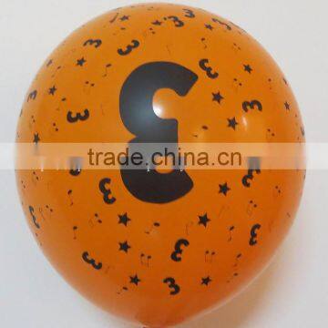 Happy birthday balloons Global printed latex balloons for festivals