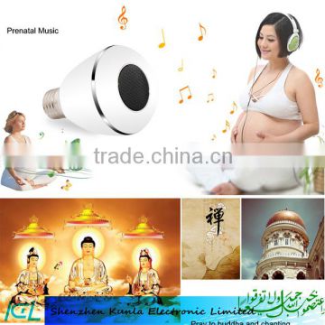 Wholesale factory price bulb bluetooth speaker lamp led bluetooth music bulb lights smart lighting