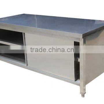 High End Knock Down Handmade Free Standing SS Cabinet for Kitchen Equipment European Style photo-2