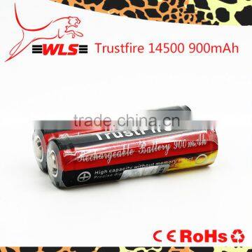 In Stock!!! Vapcell Newest Trustfire 900mAh 3.7v Icr 14500 Li-ion Rechargeable Battery photo-4