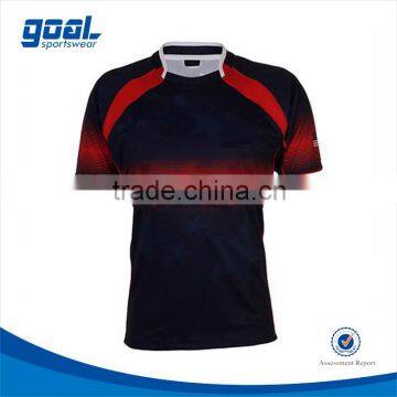 100% polyester college mexico rugby jersey