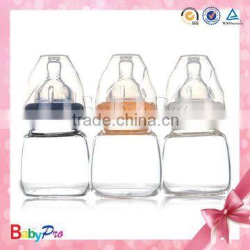 2015 Hot Sale Baby Feeding Product Mini Glass Bottle Miniature