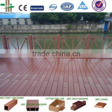 WPC Fence in engineered flooring composite decking