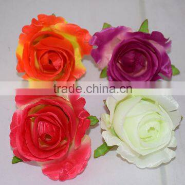 NEW Artificial Rose Silk Flower Heads Decoration for Wedding Party Banquet Decorative Flowers