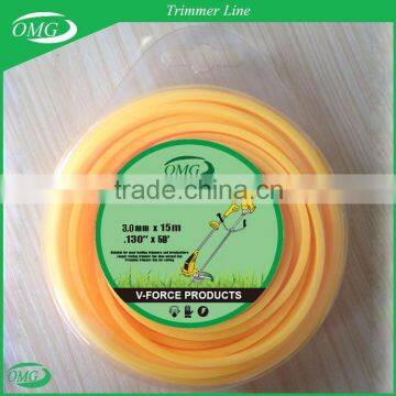 Garden Tool Parts Type Cutting Grass String Nylon Trimmer Line with Blister Donut