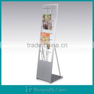 Advertising magazine display rack