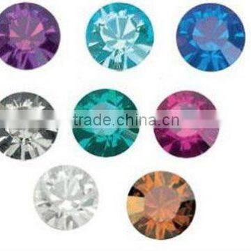 top sales point back rhinestones for jewelry