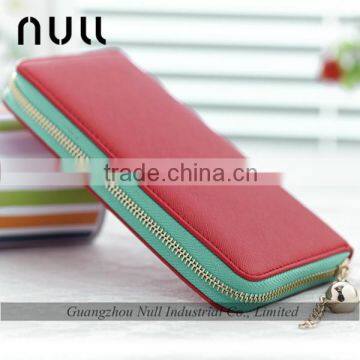 High Quality Genuine Leather Woman Cell Phone Wallet photo-5