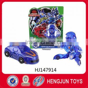 new style kids toys plastic deformed car with card