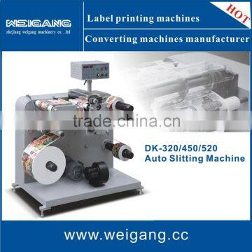 Auto paper/ label slitting / aluminum foil machine with high speed