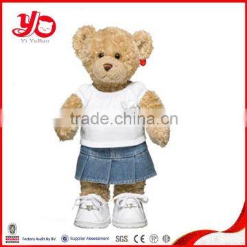 Manufacturer of Youth Olympic Games Mascot, custom cute light up teddy bear plush toy