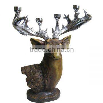 Deer Head Statues Resin Handmade Animal Statue